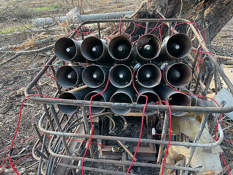 משגרי רקטות שאיתרו לוחמי נח"ל