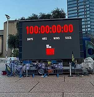 השעון מראה 100 ימים בשבי חמאס מלחמת חרבות ברזל