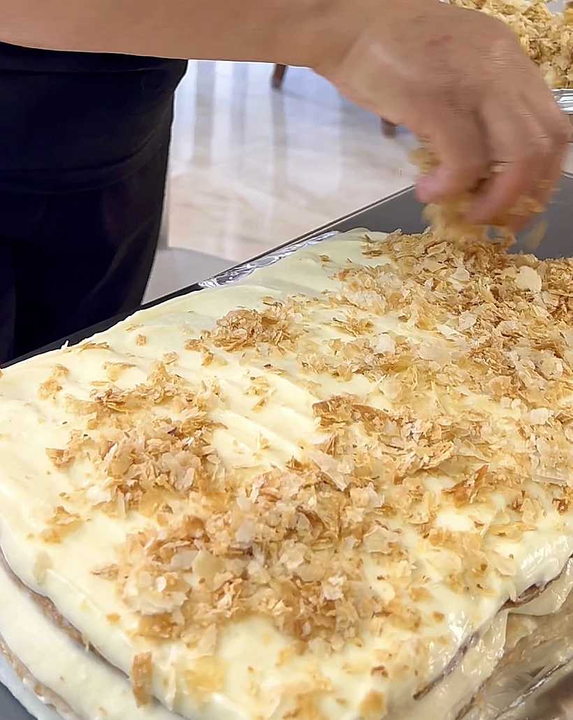 עוגת נפוליאוני, עוגת נפוליאון, קרמשניט