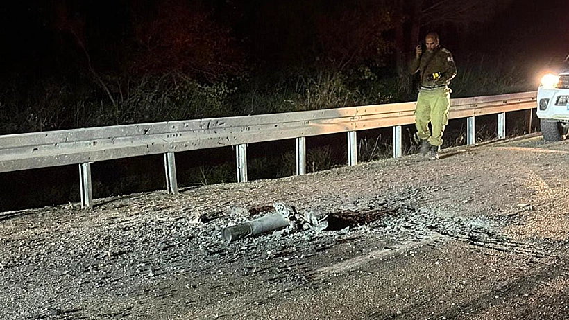 זירת אחת הנפילות בדרום הגולן