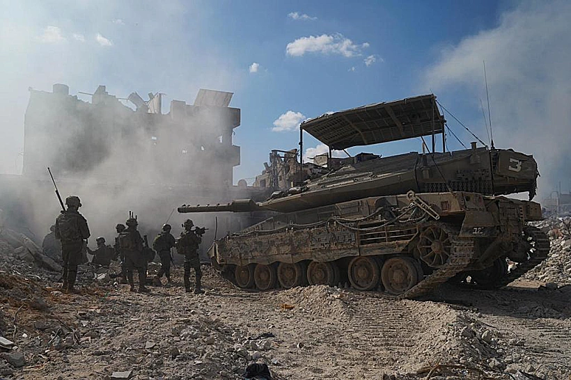 תיעוד מפעילות הכוחות ברצועה חרבות ברזל