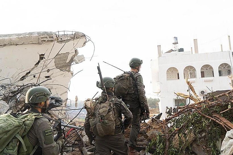 תיעוד מפעילות הכוחות ברצועה חרבות ברזל