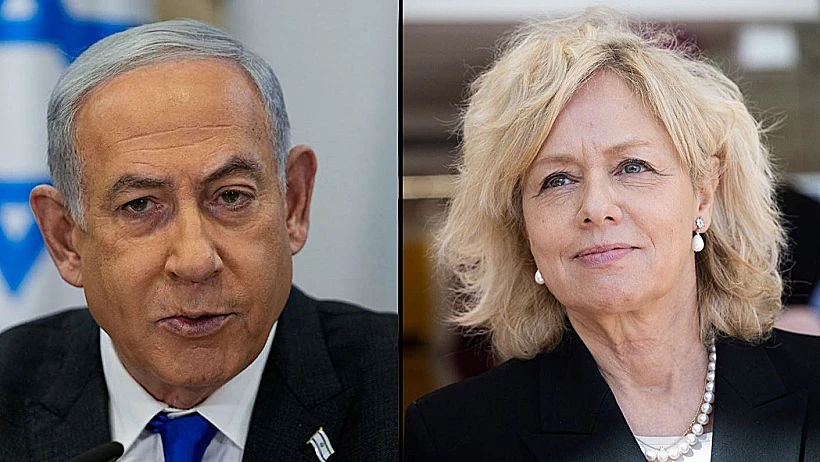 רה"מ בנימין נתניהו והיועצת המשפטית לממשלה גלי בהרב מיארה
