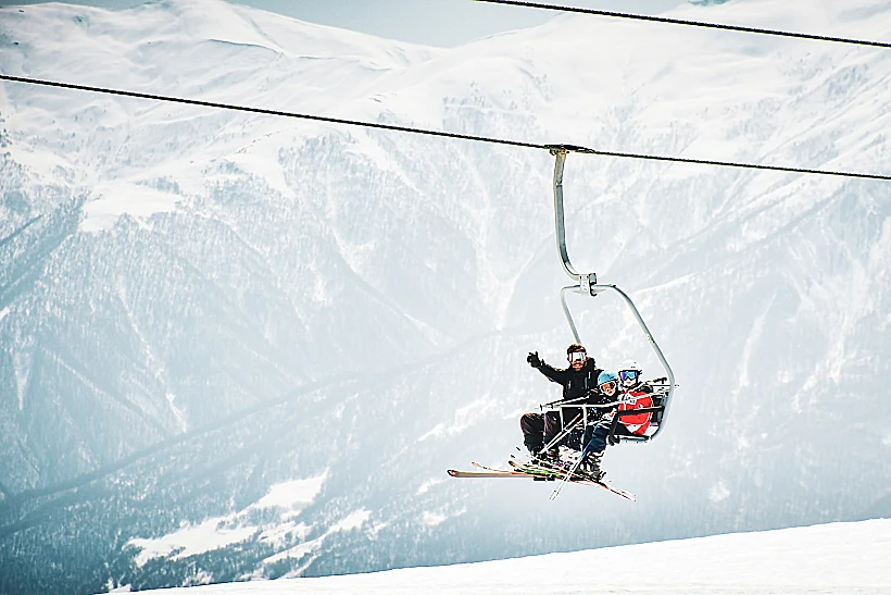 Gudauri,סקי בגודאורי גאורגיה
