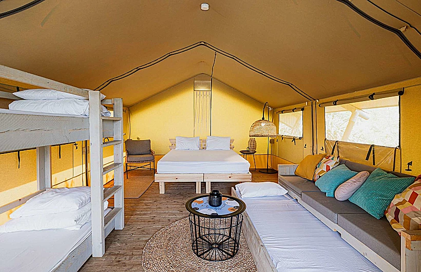 מתחם הגלמפינג 'לילה להיות וטבע'