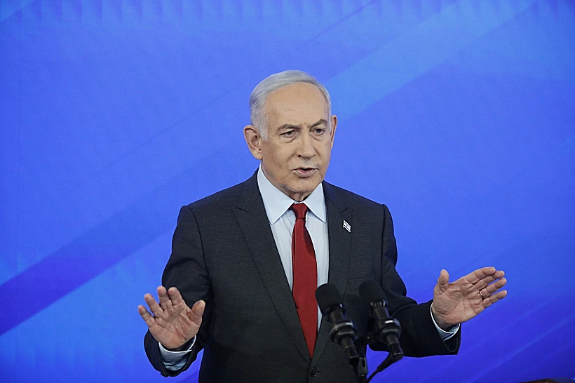 רה"מ נתניהו במסיבת העיתונאים