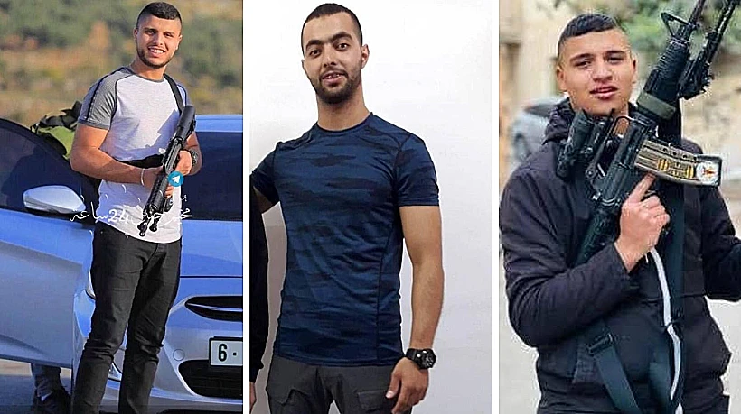 מחמד ג'לאמנה והאחים מחמד ובאסל ע'זאוי, המחבלים שחוסלו בג'נין