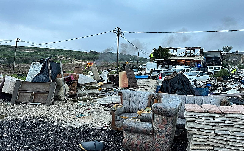 השטח שבו בוצע התרגיל שעורר סערה