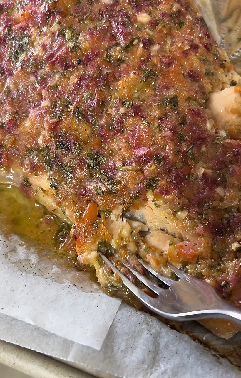 סלמון בתנור