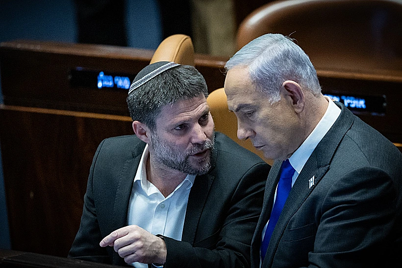 רה"מ נתניהו והשר סמוטריץ'