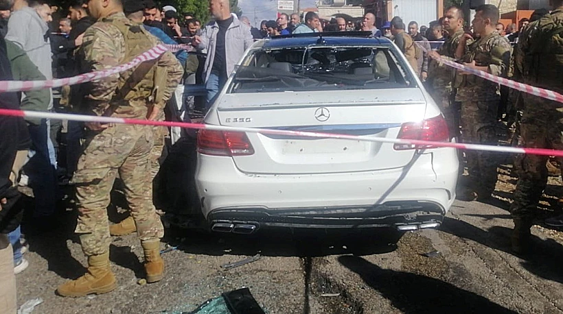 תקיפת הרכב באזור צידון חמאס לבנון באסל צאלח ניסיון חיסול