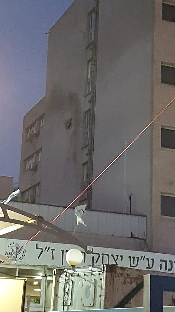 פגיעה ישירה במבנה בקרית שמונה