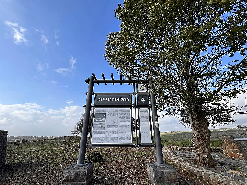 סלע הפליאומגנטיזם ברמת הגולן