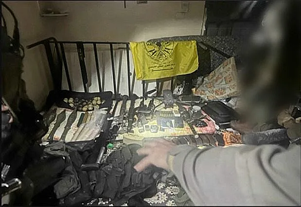 אמל"ח שנתפסו על ידי הכוחות