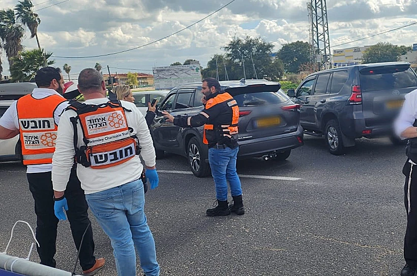 זירת הפיגוע בצומת ראם