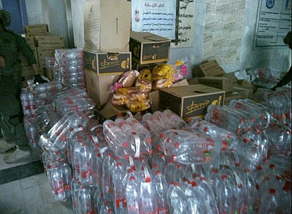 האספקה שהוכנסה לבית החולים