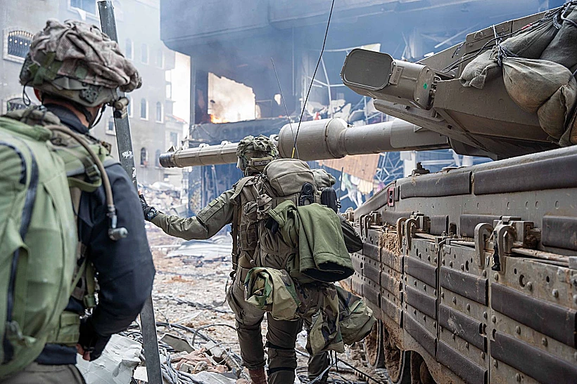 פעילות יחידת אגוז במרחב ח'אן יונס בדרום רצועת עזה