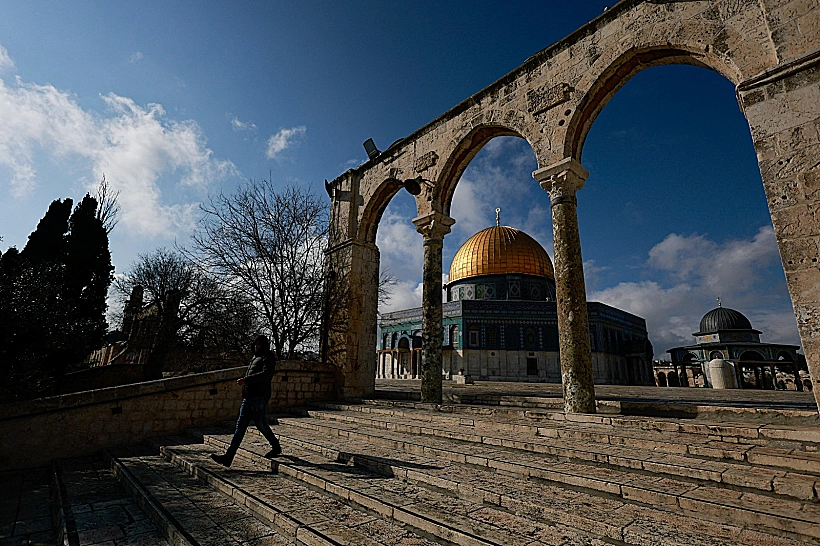 כיפת הסלע על הר הבית שבירושלים