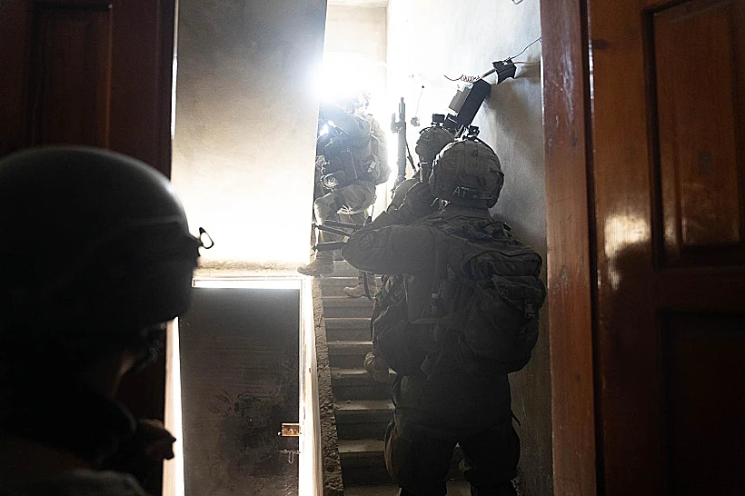 תיעוד פעילות הלוחמים ברצועה חרבות ברזל צה"ל עזה