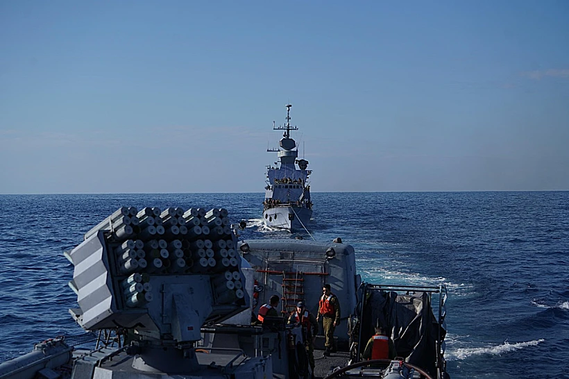 שייטת ספינות הטילים הצה"לית בתרגיל נרחב מלחמת חרבות ברזל