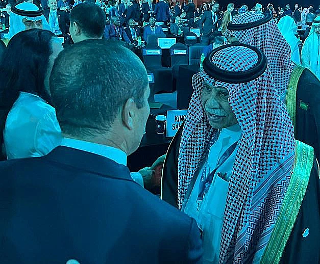 השר ברקת ושר הסחר הסעודי