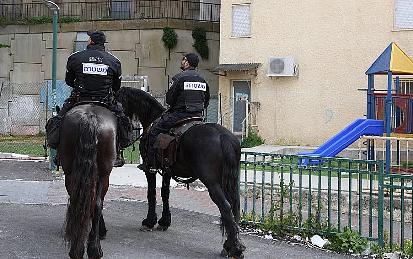כוחות משטרה גדולים בחיפושים בצפת