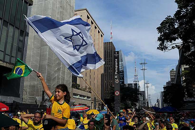 Supporters Of Brazil's Former President Jair Bolsonaro Take Part In An Event In Sao Paulo