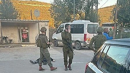 זירת הפיגוע בעלי