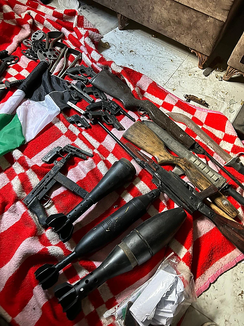 אמצעי הלחימה שאיתרו הכוחות צה"ל רצועת עזה חמאס חרבות ברזל