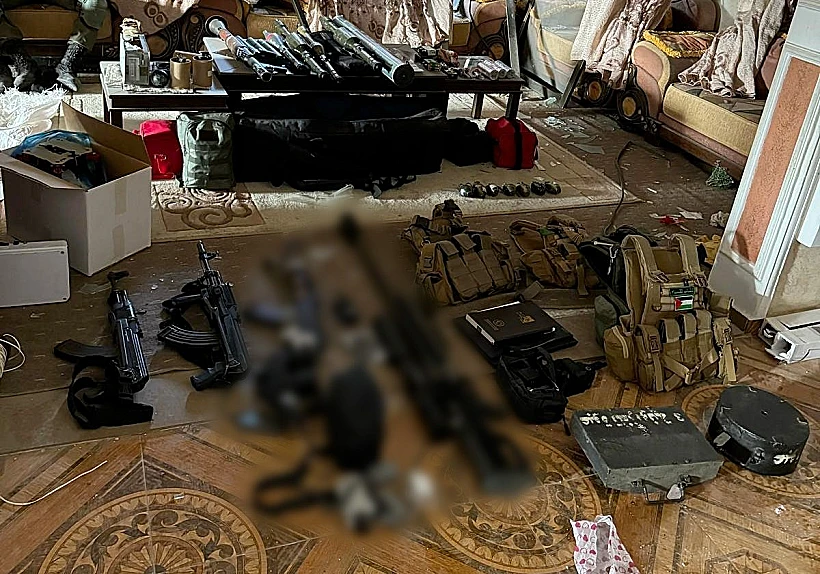 אמצעי הלחימה שאיתרו הכוחות צה"ל רצועת עזה חמאס חרבות ברזל