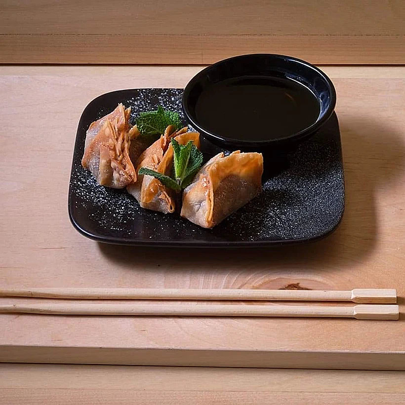 גיוזה מתוקה במסעדת מנטנטן