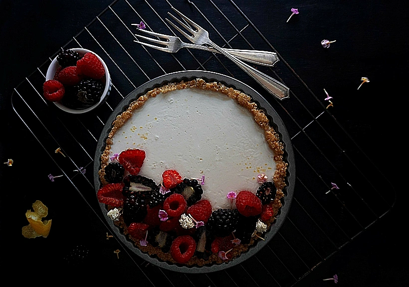 פאי לימון טבעוני ללא אפייה