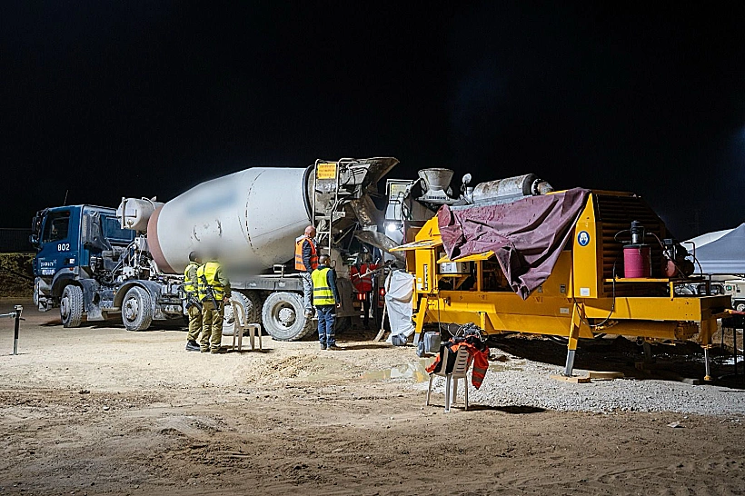 איטום מנהרת הענק של חמאס בצפון רצועת עזה