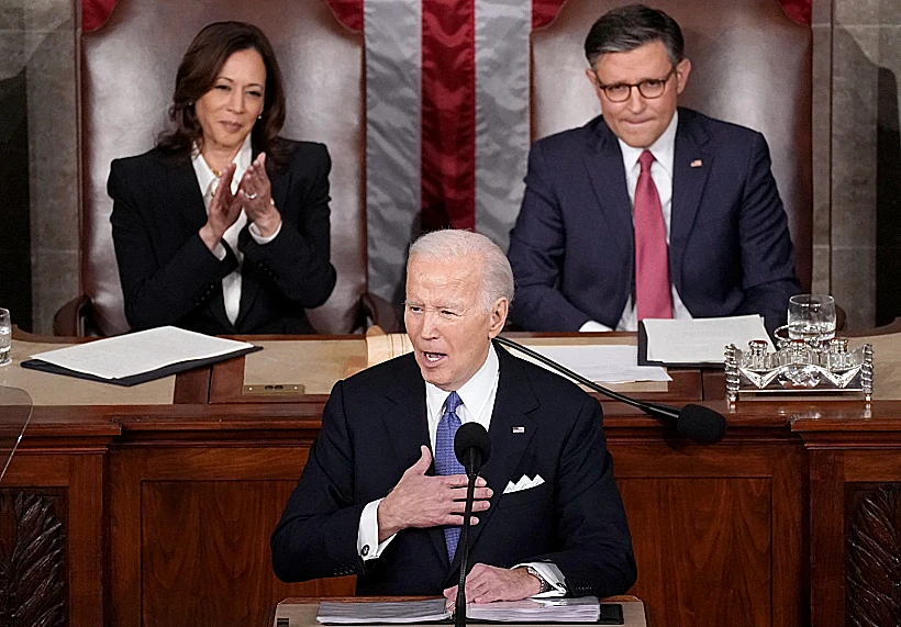 הנשיא ביידן בנאום מצב האומה