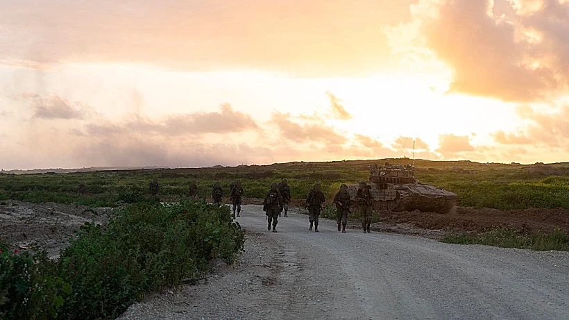 פעילות הכוחות ברצועת עזה צה"ל לוחמים חיילים