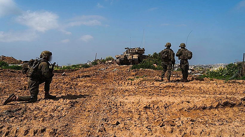 פעילות הכוחות ברצועת עזה צה"ל לוחמים חיילים