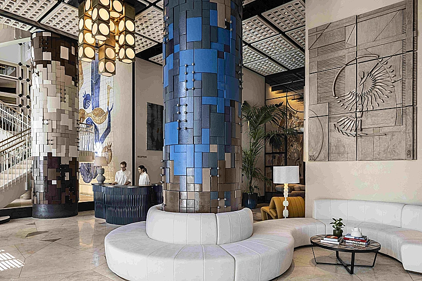 הלובי של מלון The George