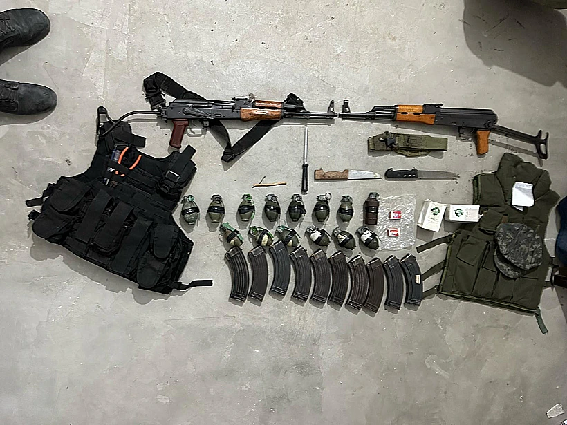 אמל"ח שאותר בשכונת חמד בח'אן יונס