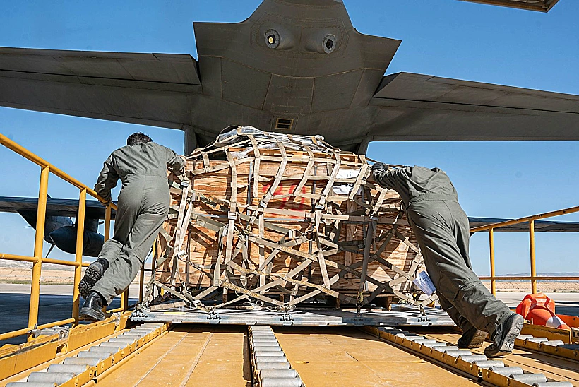 תרגול שינוע ציוד לגבול הצפון