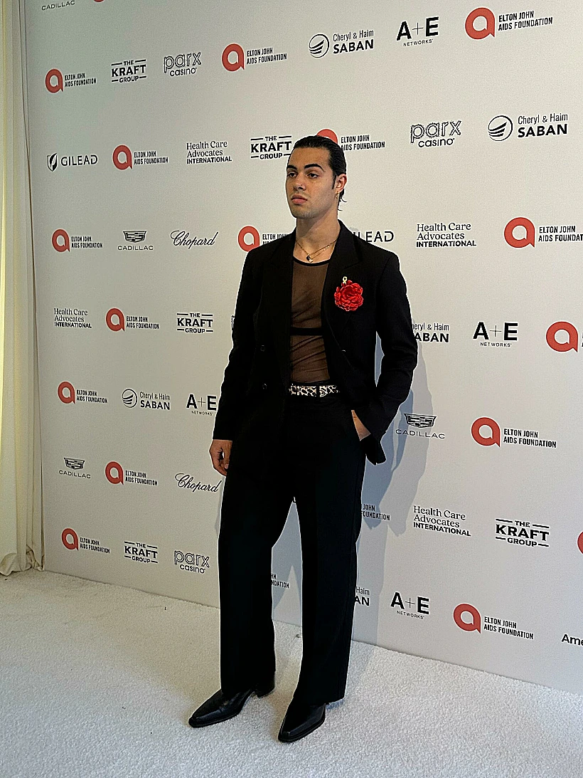 מרגי במסיבת האוסקר של אלטון ג'ון, 2024