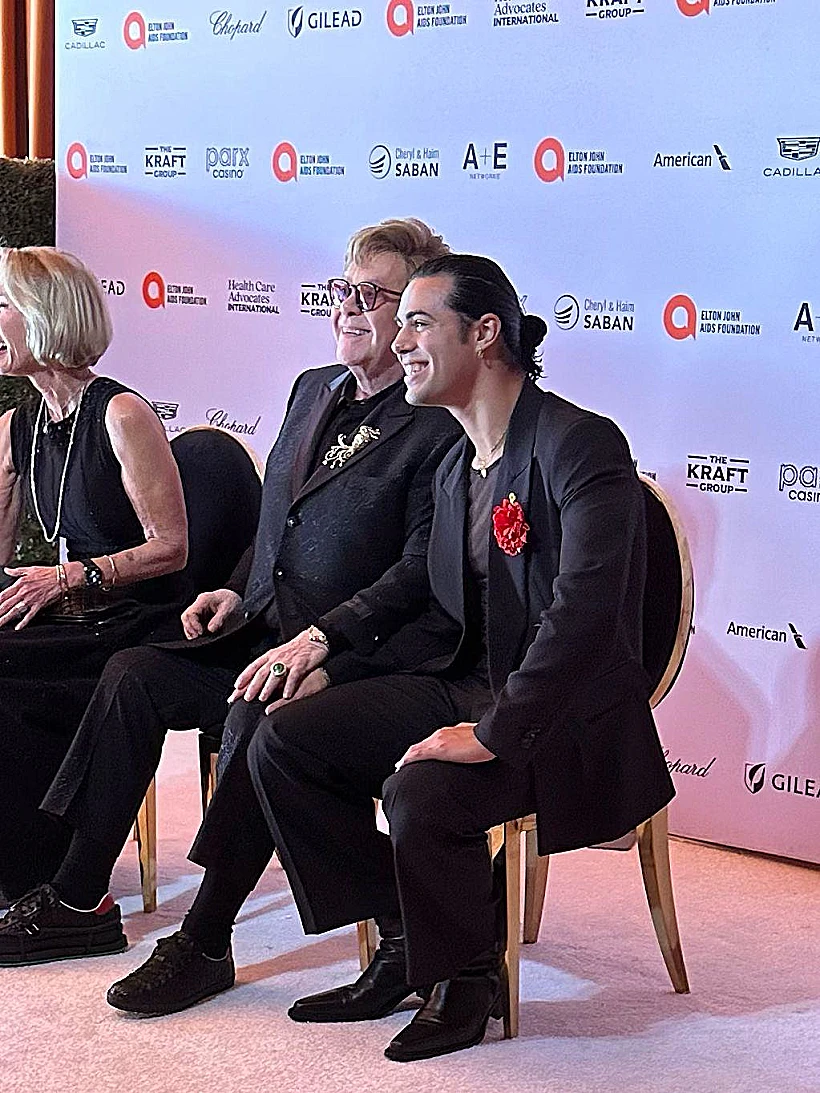 מרגי במסיבת האוסקר של אלטון ג'ון, 2024