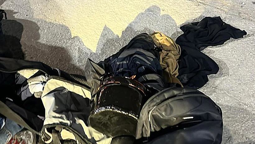 מטען בתיק המחבל שחוסל