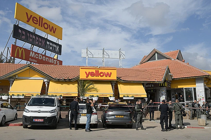 זירת הפיגוע בבית קמה