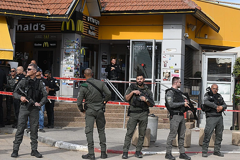 זירת הפיגוע בצומת בית קמה