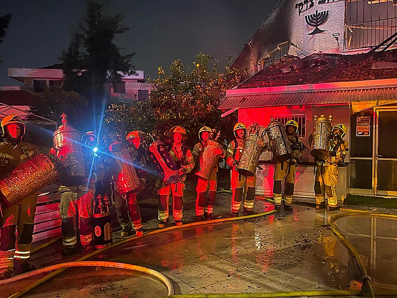 שריפה בבית הכנסת "אוהב צדק