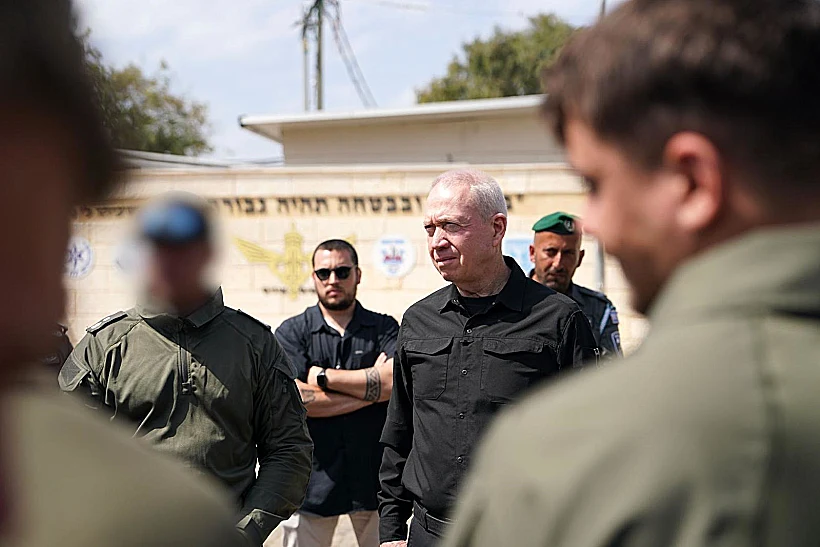 גלנט עם לוחמי ימ"ס איו"ש