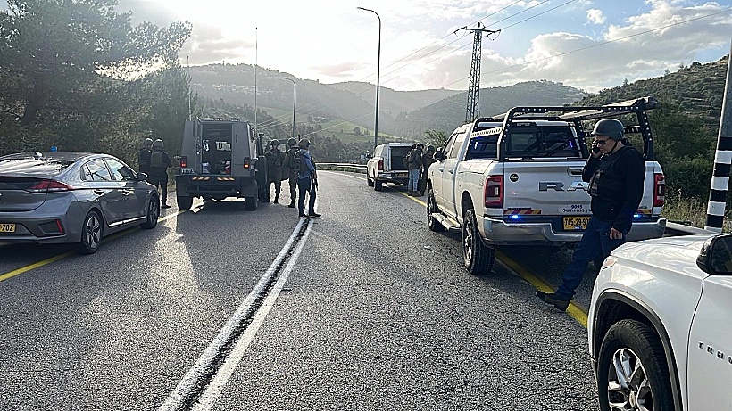 זירת ניסיון הפיגוע בבנימין