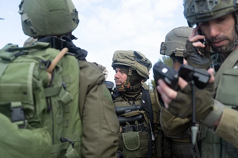פעילות כוחות צה"ל בזירת פיגוע הירי בבנימין