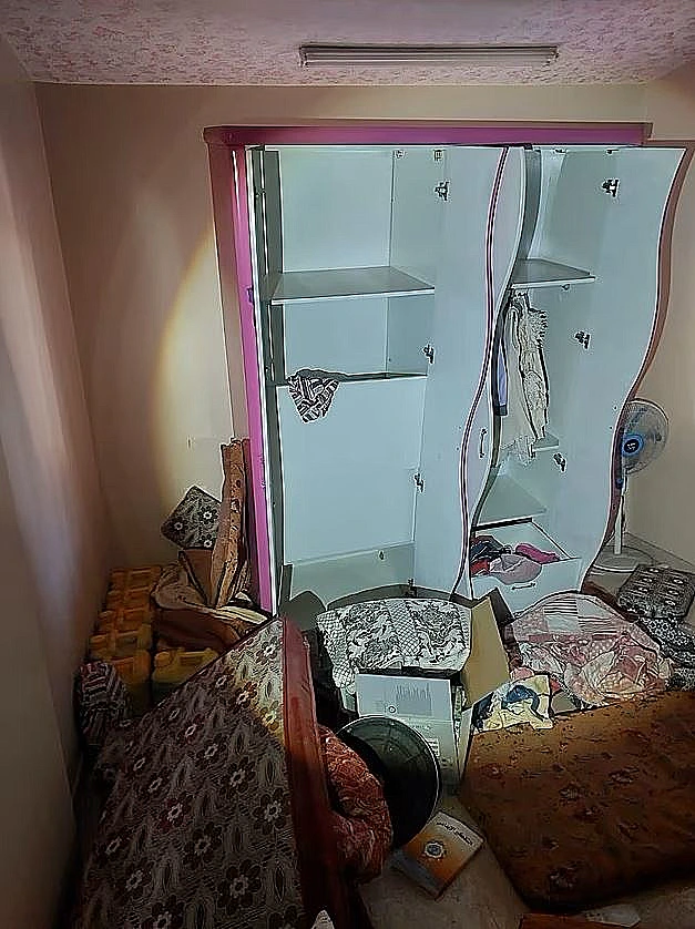 החדר בו הוחזקו לירי אלבג וחטופות נוספות בעזה