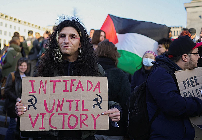 הפגנות פרו פלשתינאיות בבריסל